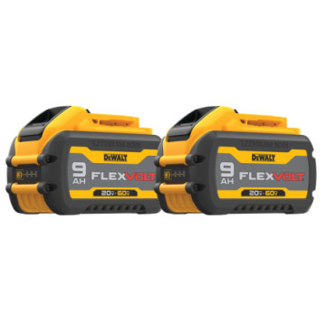 DCB609-2 JGO. 2 BATERÍAS FLEXVOLT 9.0AH P/HERRAMIENTAS 20V, 60V