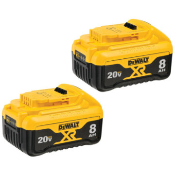 DCB208-2 JGO. 2 BATERÍAS 20V MAX XR 8AH