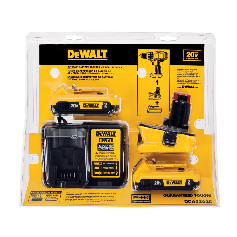 Adaptador de batería Conector de alimentación DIY para batería DeWalt  18V/20V