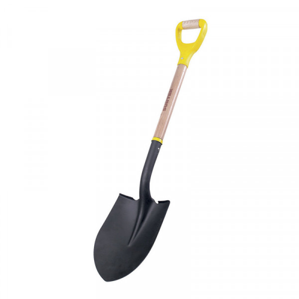 130600 SURTEK Pala redonda profesional con mango de madera y puño Contractor Grip Surtek | DIHERESA