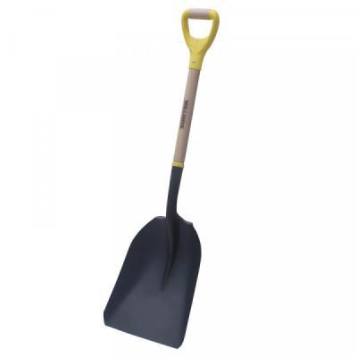 130604 SURTEK Pala carbonera profesional con mango de madera y puño Contractor Grip Surtek | DIHERESA
