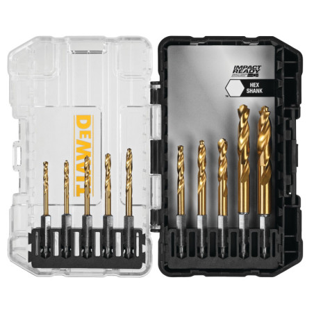 DD5160 JGO. BROCAS TITANIO  IMPACT SISTEMA TOUGHCASE+ C/ESTUCHE