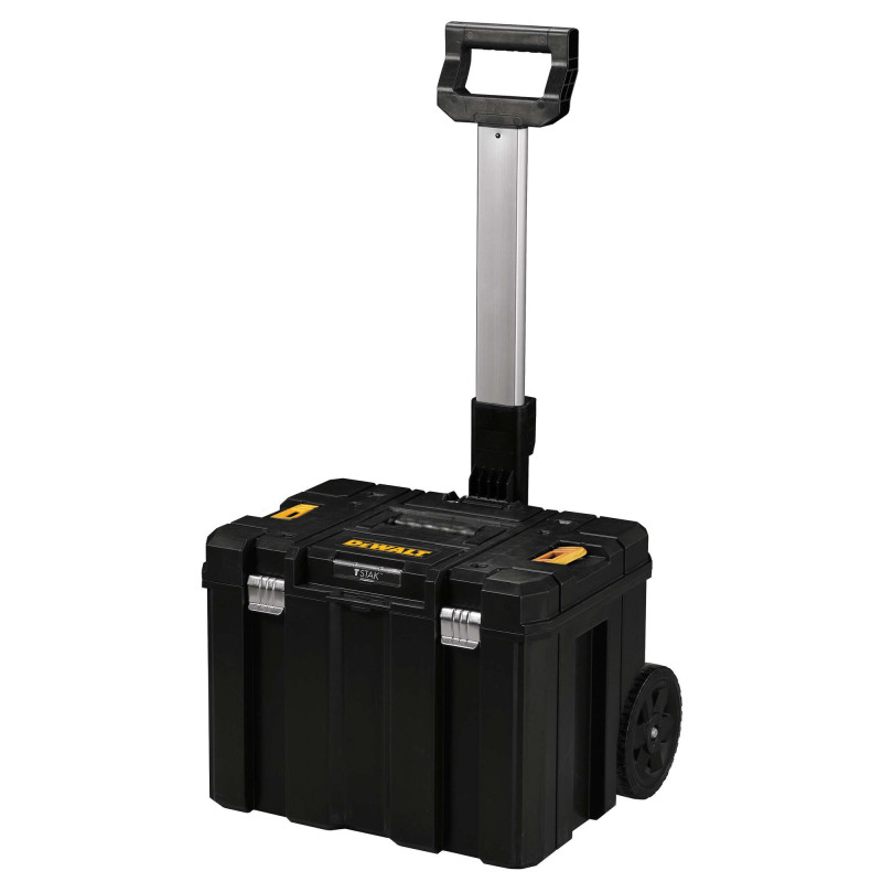 DWST17820 CAJA MÓVIL TSTAK APILABLE LLANTAS 7" Y MANGO DWST17820 CAJA MÓVIL TSTAK APILABLE LLANTAS 7" Y MANGO