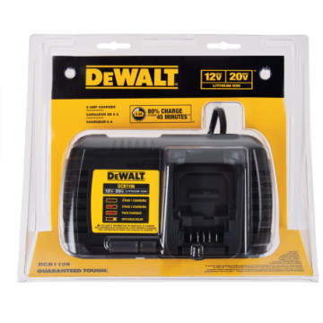 DCB1106 CARGADOR 6 AH P/BATERÍAS COMPACT 12V - 20V MAX Y FLEXVOLT