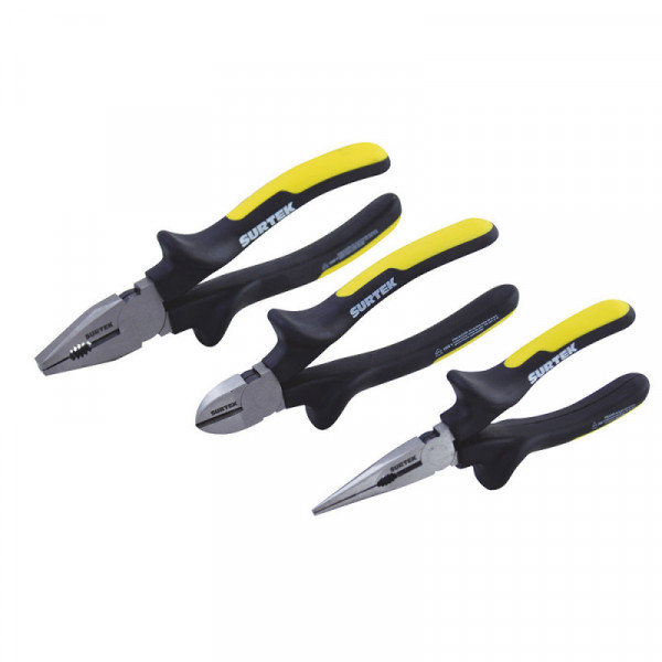 P06V SURTEK Juego de 3 pinzas 1000V Surtek | DIHERESA