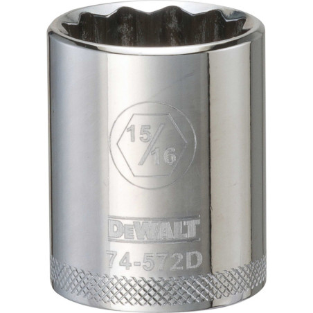 DWMT74572OSP DADO CROMADO 12 PUNTAS 1/2" 15/16" SAE