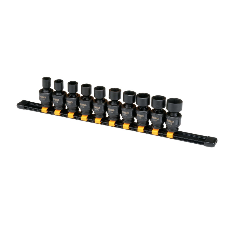 DWMT19226 JGO. 10 DADOS IMPACTO UNIVERSAL MÉTRICOS 3/8 DWMT19226 JGO. 10 DADOS IMPACTO UNIVERSAL MÉTRICOS 3/8