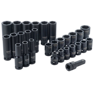 DWMT19249 JGO. 30 DADOS DE IMPACTO 6PT 1/2" C/ESTUCHE