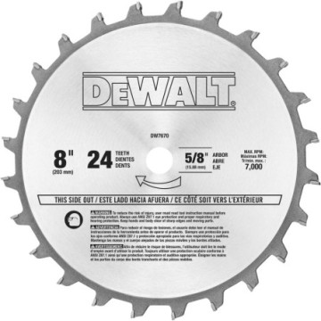DW7670 JGO. CUCHILLAS DE CARBURO PARA MADERA