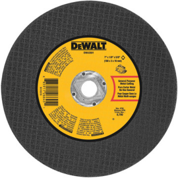 DWA3501 DISCO ABRASIVO CORTE 4"X.045X"5/8" METAL