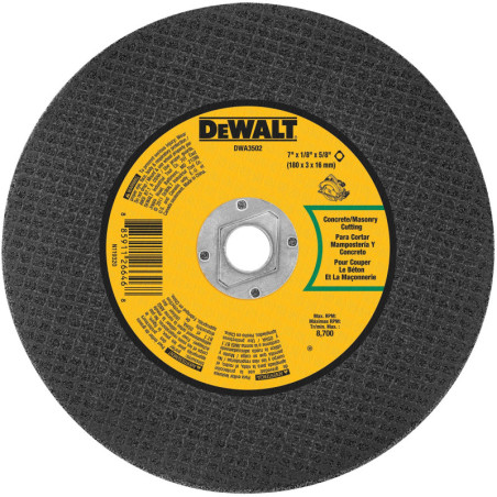 DWA3502 DISCO ABRASIVO CORTE 4"X.045X"5/8" MAMPOSTERÍA