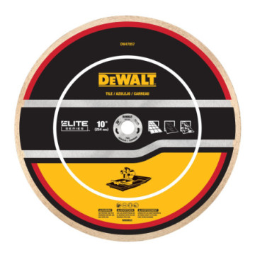 DW47057 DISCO DE CORTE DIAMANTE 10" PARA AZULEJOS