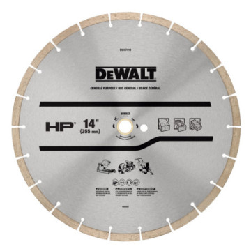 DW47410 DISCO CORTE SEGMENTADO DIAMANTE 14" USO GENERAL HP