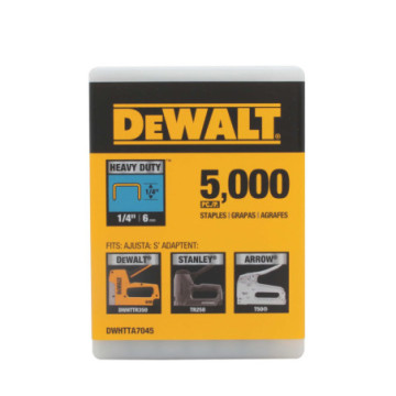 DWHTTA7045 GRAPAS 1/4" SERVICIO PESADO 5,000 PIEZAS