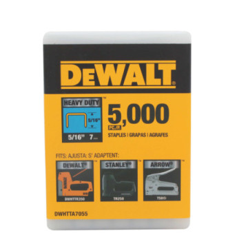 DWHTTA7055 GRAPAS 5/16" SERVICIO PESADO 5,000 PIEZAS