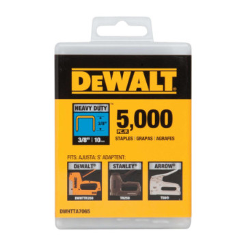 DWHTTA7065 GRAPAS 3/8" SERVICIO PESADO 5,000 PIEZAS DWHTTA7065 GRAPAS 3/8" SERVICIO PESADO 5,000 PIEZAS