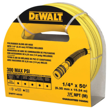 DWFP1450D MANGUERA DE AIRE PREMIUM 1/4"X50" PVC 300PSI MAX