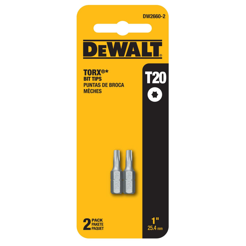 DW2660-2 JGO. PUNTAS TORX DE BROCA T20 2