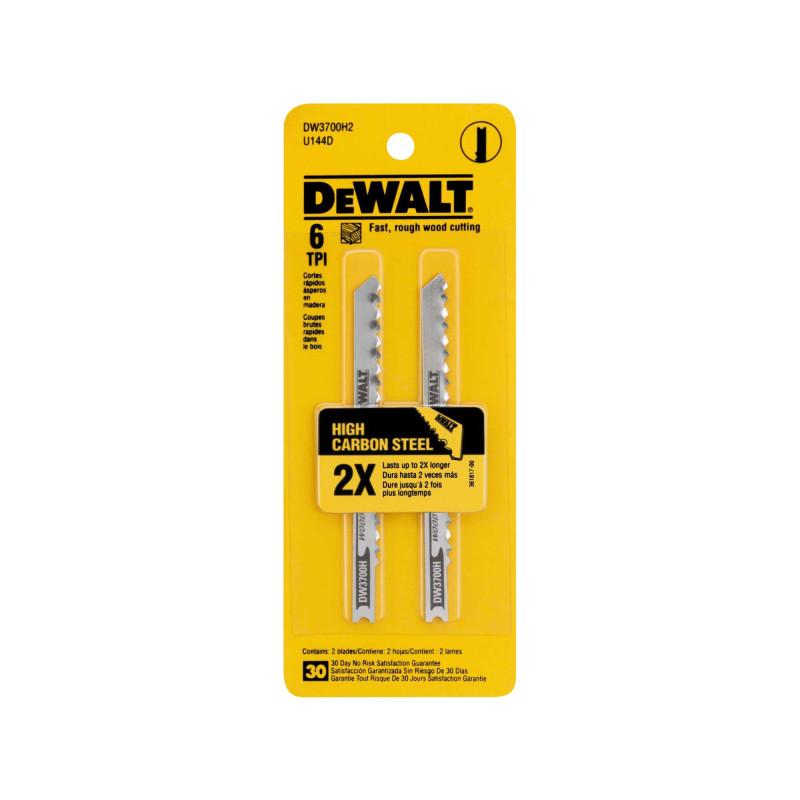 DW3700H2 SEGUETA PARA CALADORA 4" 6TPI CORTE RÁPIDO 2 UNIDADES DW3700H2 SEGUETA PARA CALADORA 4" 6TPI CORTE RÁPIDO 2 UNIDADES