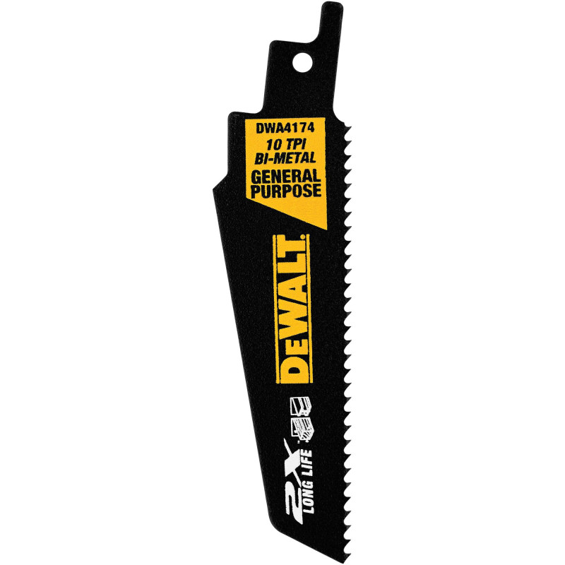 DWA4174 JGO. 5 SEGUETAS 4" 10TPI 2X RECÍPROCAS BI-METAL DWA4174 JGO. 5 SEGUETAS 4" 10TPI 2X RECÍPROCAS BI-METAL