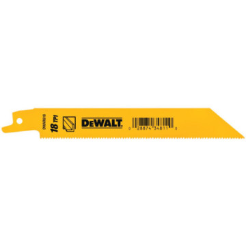 DW4811 JGO. 5 SEGUETAS RECÍPROCAS 6" 18" 18TPI METAL