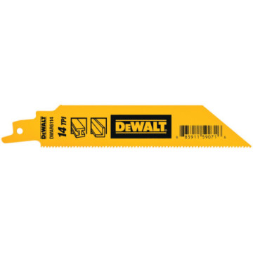 DWAR6114 JGO. 5 SEGUETAS RECÍPROCAS 6" 14TPI BI-METAL