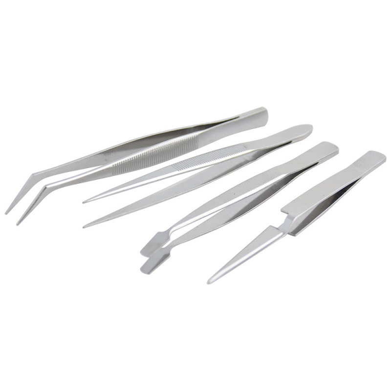 115200 SURTEK Juego de 4 pinzas precisión tipo tweezer Surtek | DIHERESA 115200 SURTEK Juego de 4 pinzas precisión tipo tweezer Surtek | DIHERESA