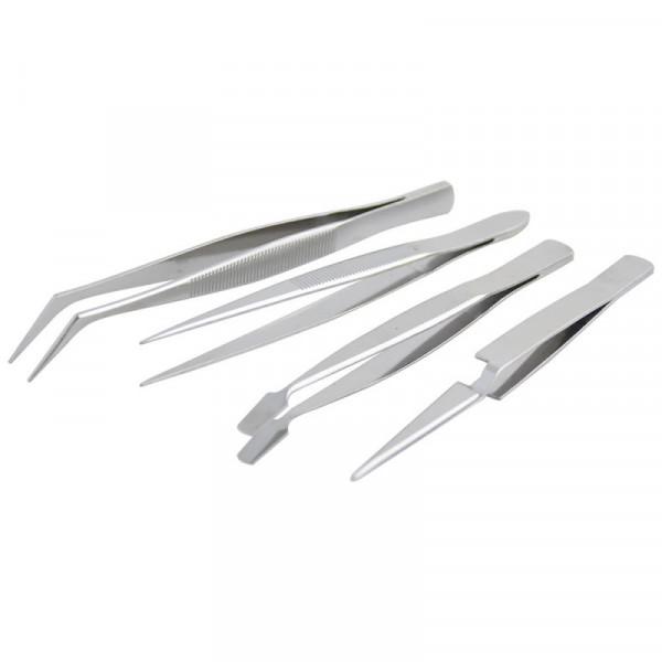 115200 SURTEK Juego de 4 pinzas precisión tipo tweezer Surtek | DIHERESA