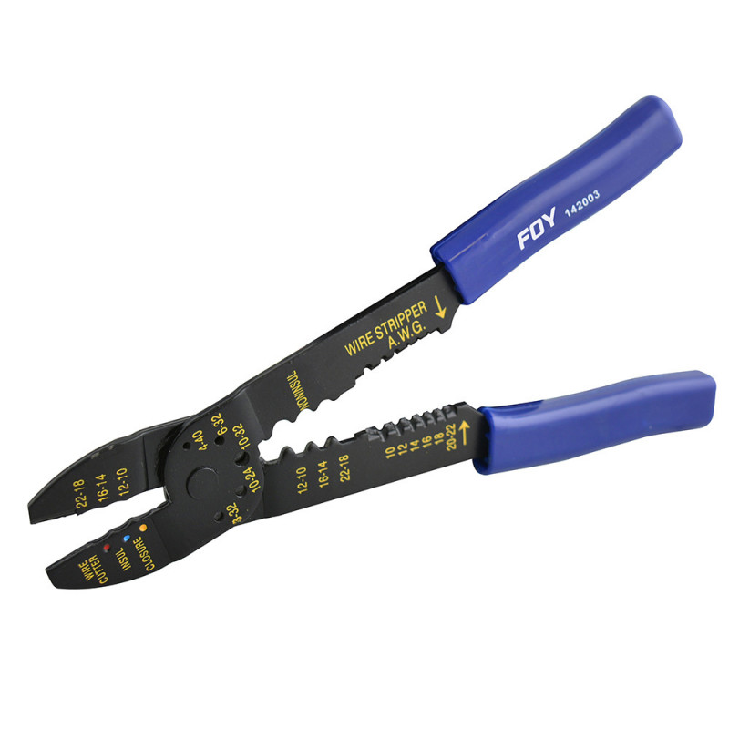 142003 FOY Pinza pelacable 10-22AWG 9" Foy | DIHERESA