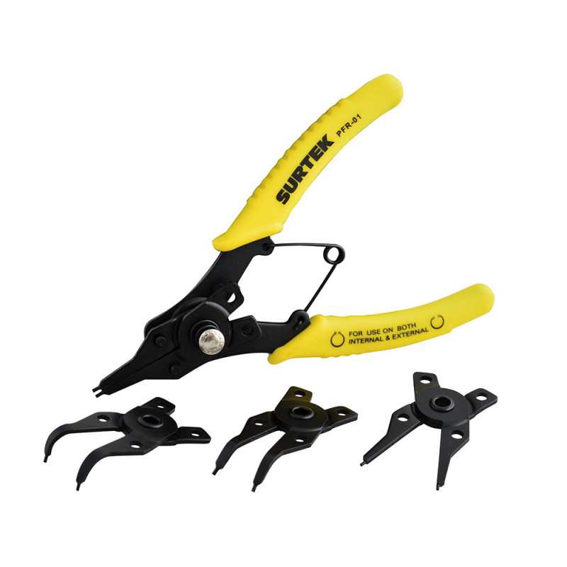 PFR01 SURTEK Juego de pinza anillos 4 cabezas Surtek | DIHERESA PFR01 SURTEK Juego de pinza anillos 4 cabezas Surtek | DIHERESA