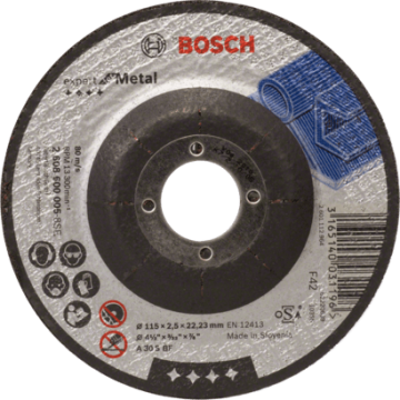2608600005 DISCO ABR.  |  CORTE  |  EXPERT  |  METAL  |  CTO DEPRIMIDO  |  4-1/2"x3/32"