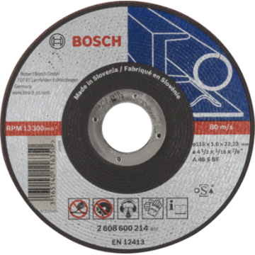 2608600214 DISCO ABR.  |  CORTE  |  EXPERT  |  METAL  |  CTO RECTO  |  4-1/2"x1/16"  |  ULTRA DELGADO