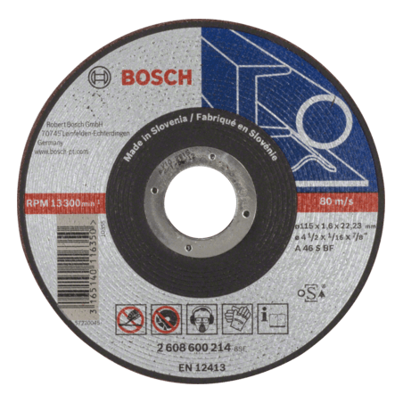 2608600214 DISCO ABR.  |  CORTE  |  EXPERT  |  METAL  |  CTO RECTO  |  4-1/2"x1/16"  |  ULTRA DELGADO