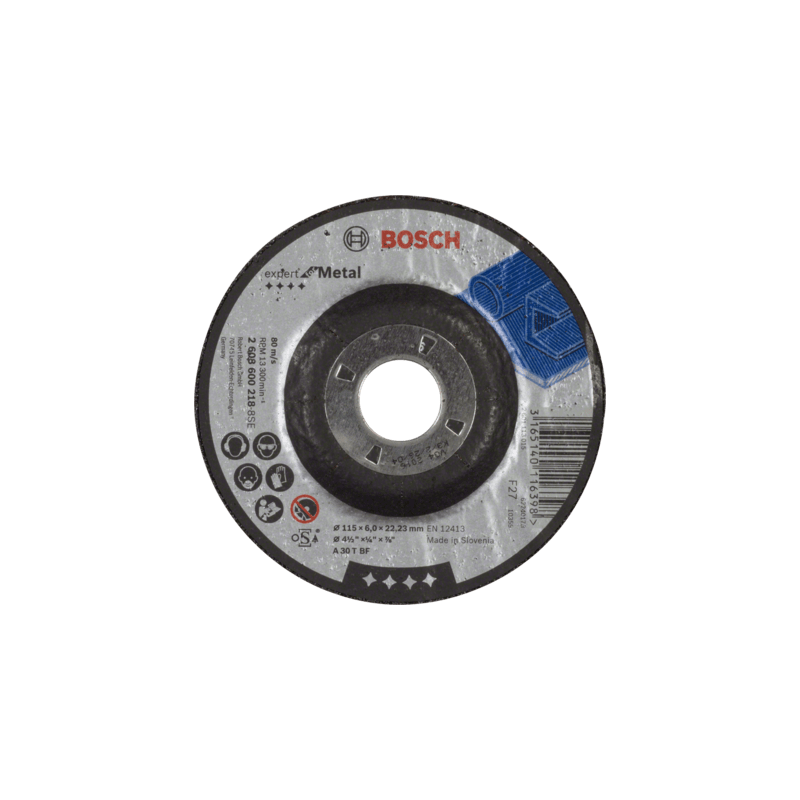 2608600218 DISCO ABR. | DESBASTE | EXPERT | METAL | CTO DEPRIMIDO | 4-1/2"x1/4" 2608600218 DISCO ABR. | DESBASTE | EXPERT | METAL | CTO DEPRIMIDO | 4-1/2"x1/4"