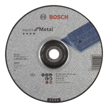 2608600226 DISCO ABR.  |  CORTE  |  EXPERT  |  METAL  |  CTO DEPRIMIDO  |  9"x1/8"