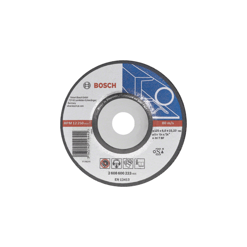 2608600264 DISCO ABR.  |  DESBASTE  |  EXPERT  |  METAL  |  CTO DEPRIMIDO  |  7"x1/4"
