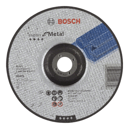 2608600316 DISCO ABR.  |  CORTE  |  EXPERT  |  METAL  |  CTO DEPRIMIDO  |  7"x1/8"