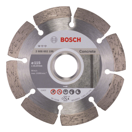 2608602196 DISCO DIAM.  |  PROFESSIONAL  |  CONCRETO  |  SEGMENTADO  |  4 1/2"