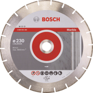 2608602283 DISCO DIAM.  |  PROFESSIONAL  |  MARMOL  |  SEGMENTADO  |  9"