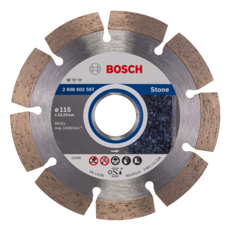2608602597 DISCO DIAM.  |  PROFESSIONAL  |  PIEDRA  |  SEGMENTADO  |  4 1/2"