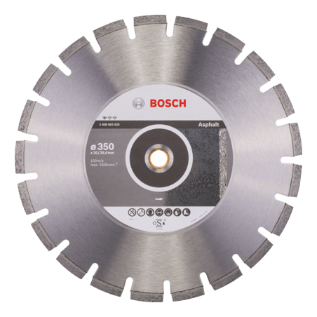 2608602625 DISCO DIAM.  |  PROFESSIONAL  |  ASFALTO  |  SEGMENTADO  |  14"