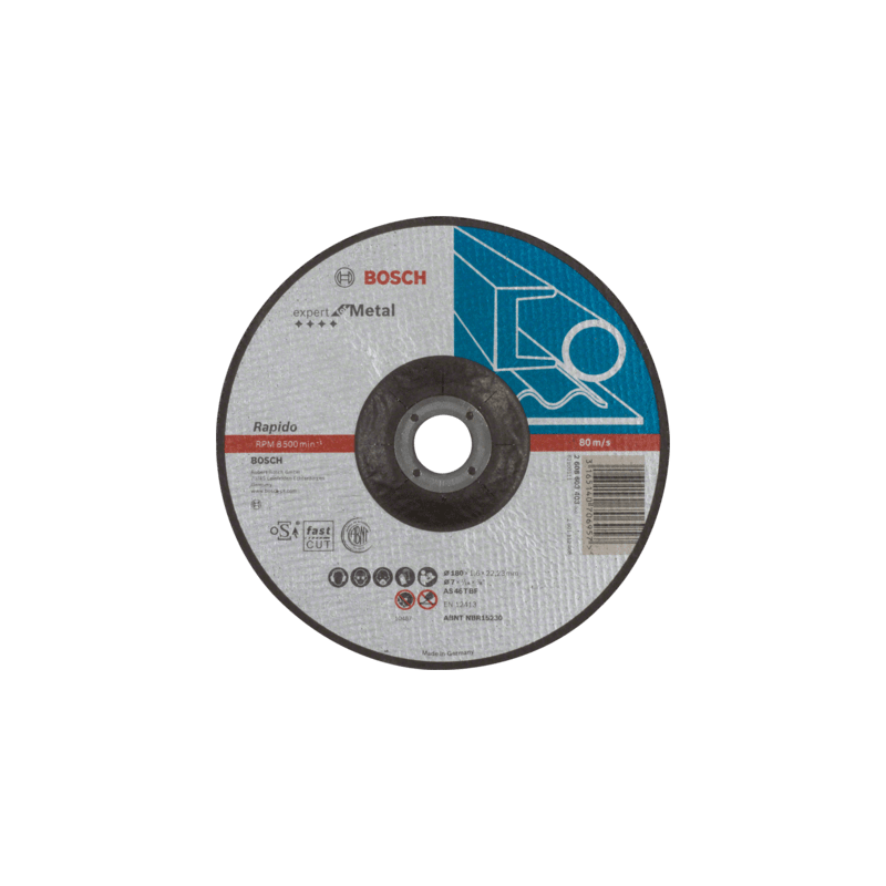 2608603403 DISCO ABR. | CORTE | EXPERT | METAL | CTO DEPRIMIDO | 7"x1/16" | ULTRA DELGADO 2608603403 DISCO ABR. | CORTE | EXPERT | METAL | CTO DEPRIMIDO | 7"x1/16" | ULTRA DELGADO