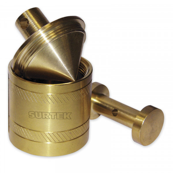 123276 SURTEK Plomada de latón tipo barril 570 g Surtek | DIHERESA