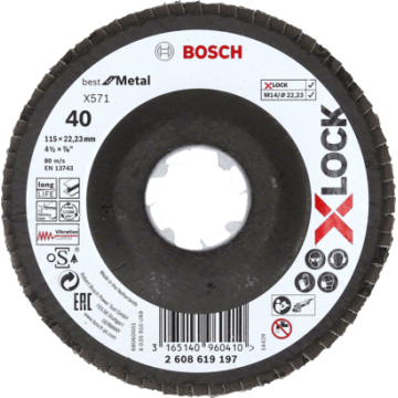 2608619197 FLAP | X571 BEST METAL | X-LOCK I 5" I G40