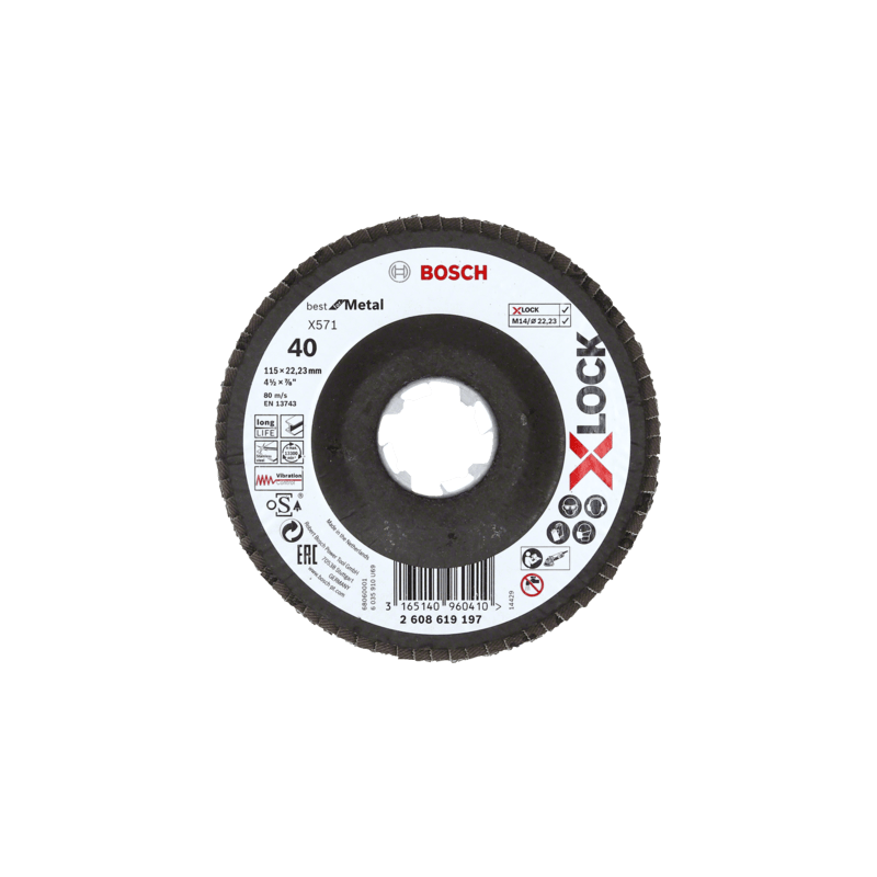 2608619197 FLAP | X571 BEST METAL | X-LOCK I 5" I G40 2608619197 FLAP | X571 BEST METAL | X-LOCK I 5" I G40