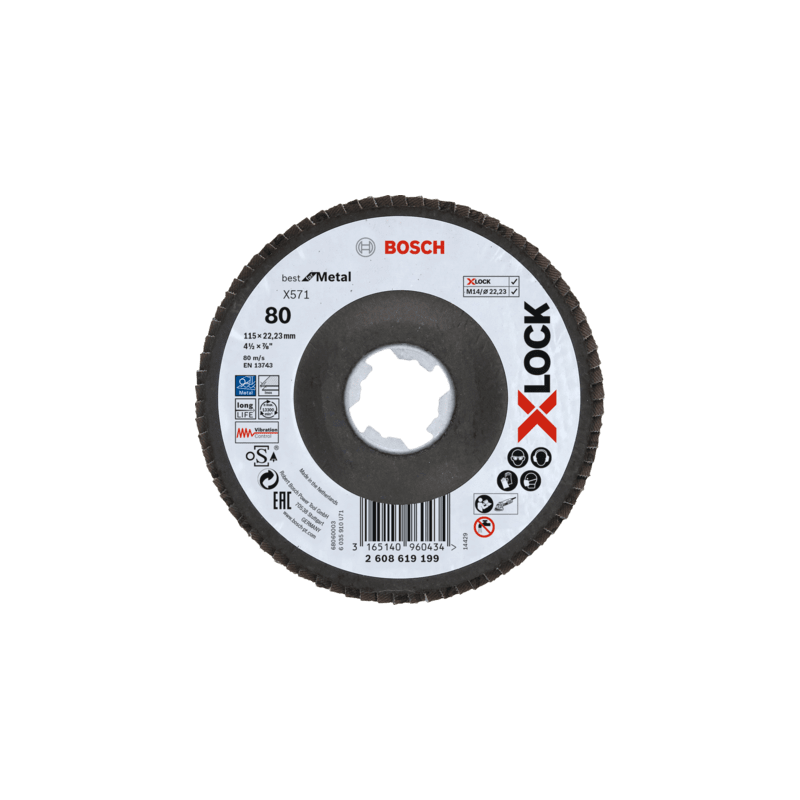 2608619199 FLAP | X571 BEST METAL | X-LOCK I 5" I G80 2608619199 FLAP | X571 BEST METAL | X-LOCK I 5" I G80