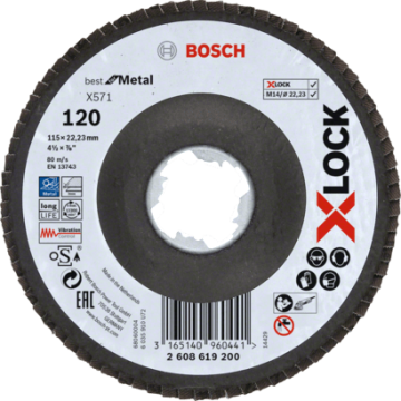 2608619200 FLAP | X571 BEST METAL | X-LOCK I 5" I G120