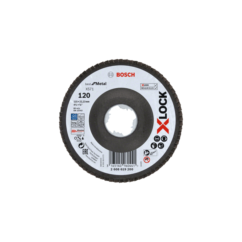 2608619200 FLAP | X571 BEST METAL | X-LOCK I 5" I G120 2608619200 FLAP | X571 BEST METAL | X-LOCK I 5" I G120