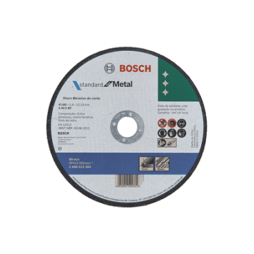 2608619384 DISCO ABR.  |  CORTE  |  STANDARD  |  METAL  |  CTO RECTO  |  7"x1.6mm
