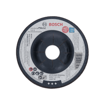 2608619743 DISCO ABR.  |  DESBASTE  |  STANDARD  |  METAL  |  CTO DEPRIMIDO  |  115x6mm 4-1/2"